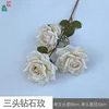 Three-headed diamond rose JJTY milky white