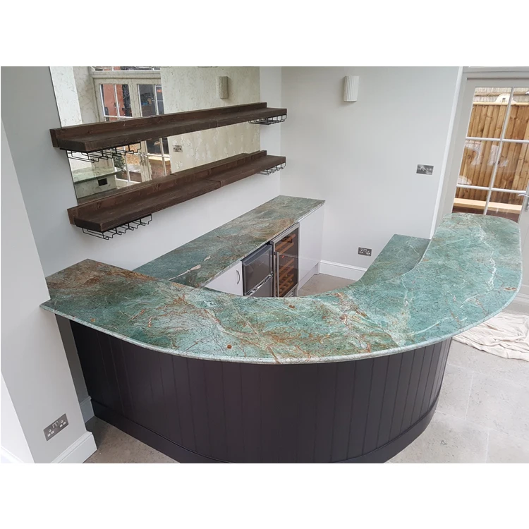 Italian Calacatta Viola Marble bar Top Console Countertop Registration ...