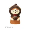 Chat foulard chocolat noir