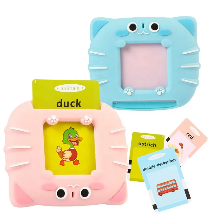 YMX KA06 пользовательские говорящие слова фонарик карточка Обучающие игрушки машина для детей мальчиков