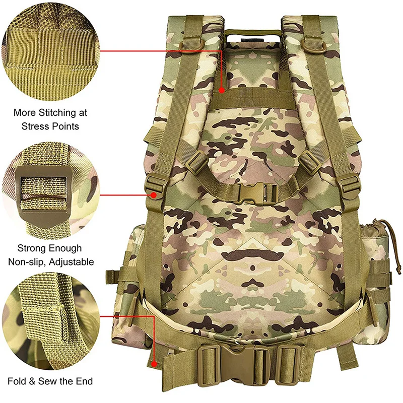 China Factory Wholesale Multi Functional Tactical Backpacks Practical Assault Backpack Casual Tactical Backpack