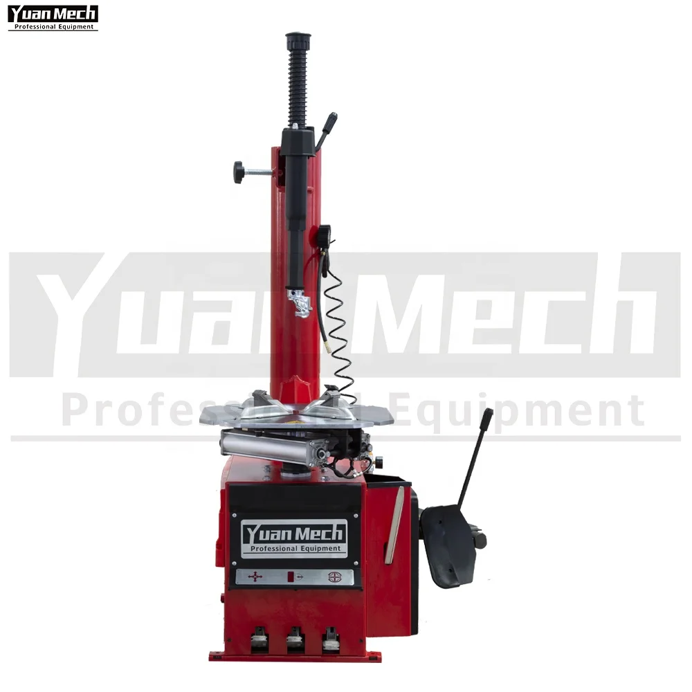 YuanMech C955 Cheap and Semi Automatic and Pneumatic Swing Arm 10-22" Tire Changer Machine