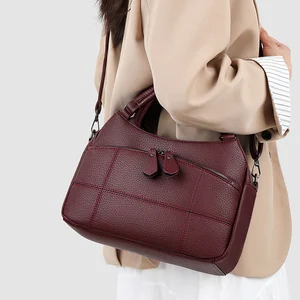 Quilted Texture Dual-Tab Closure Bolso Para Mujer Women's Handbags Crossbody Bag Urban Commute Purses 2026