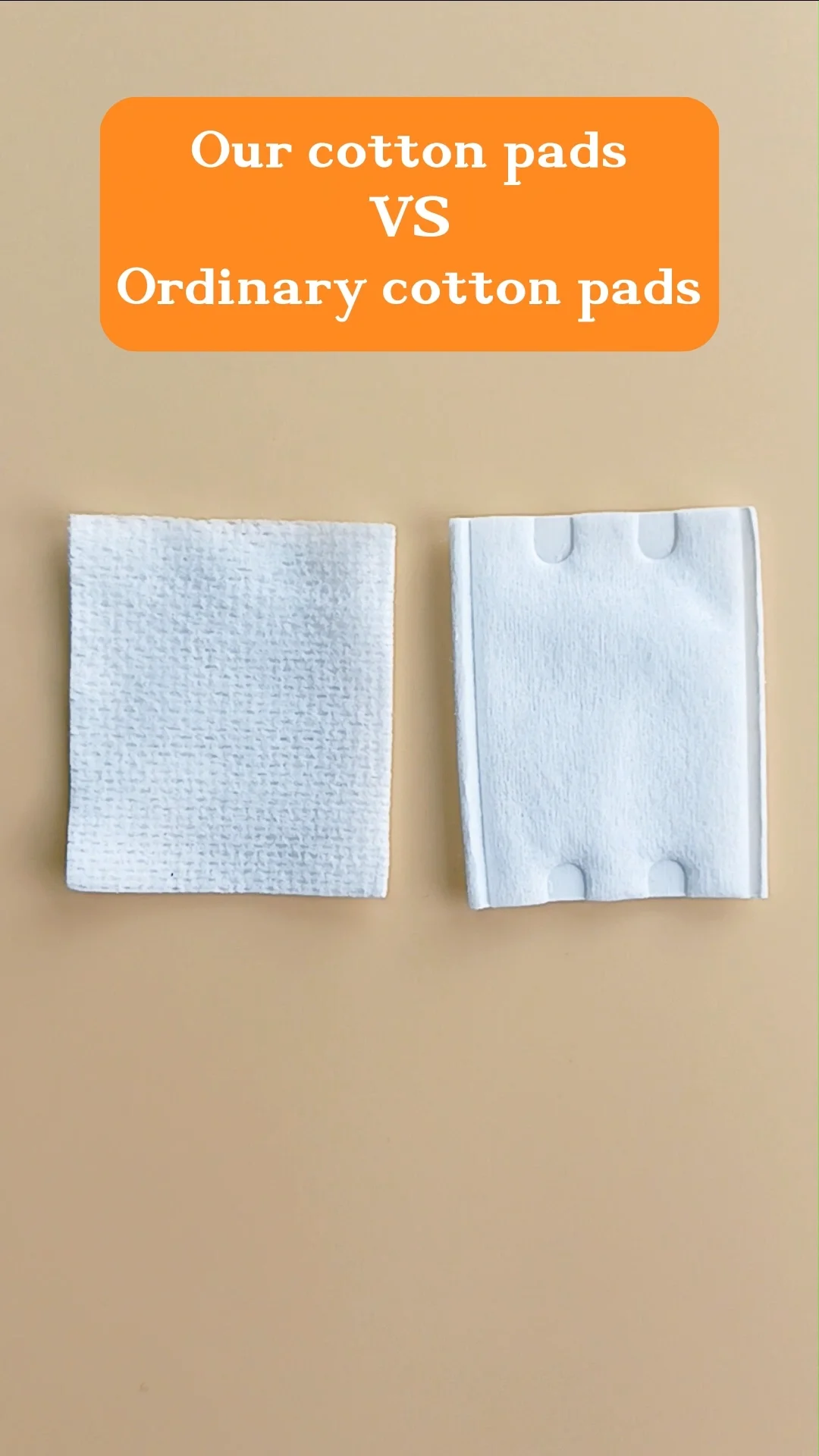 100pcs Disposable Cotton Facial Makeup Remover Pads Cosmetic Square