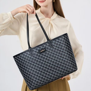 European American Women's Large Capacity Crossbody Shoulder Bag Two-Pieces Fashion Designer PU Luxury Tote Bags Zipper Closure