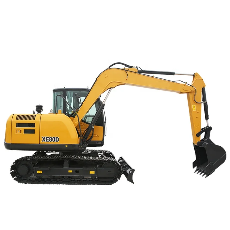 Poclain XE75GA XE85GA 7.5 Ton Crawler Excavator with Engine Core Component 1 Year Warranty Small Model for Sale