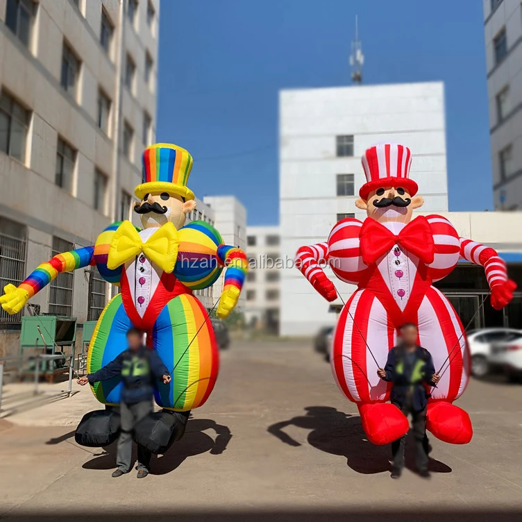 Factory Direct Sale Inflatable Puppet Inflatable Clown Costume, Supply Customize