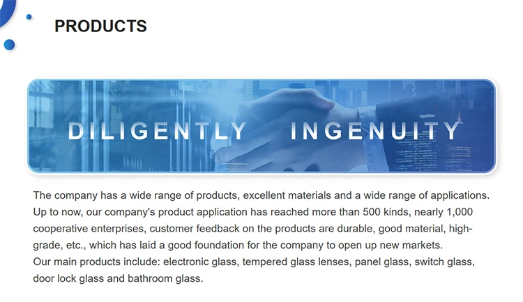 Ultra-Clear Heat-Resistant Black Silk-Screen Tempered Glass Custom Tempered Glass Panels Touchscreen Panels Display Glass