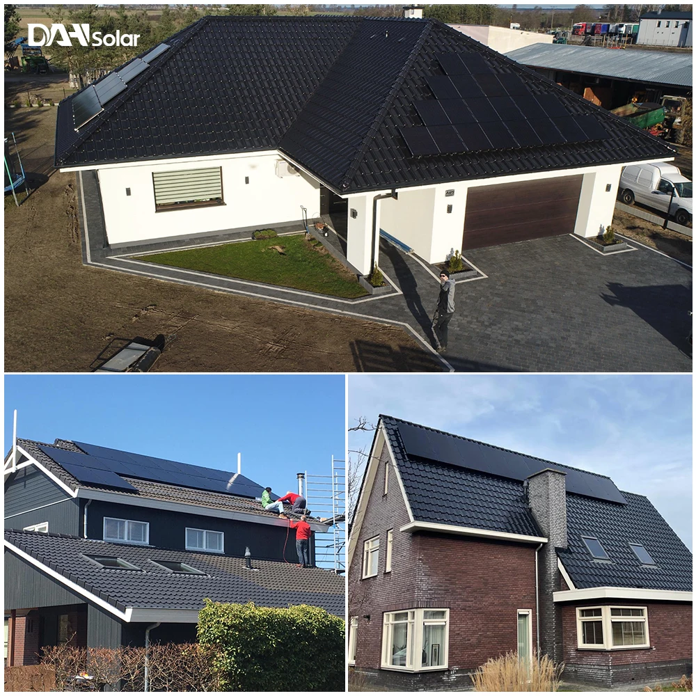 Rotterdam Stock N Type Paneles Solares Costo 600w 610w 630w Double Glass Bifacial Europe Solarpanels