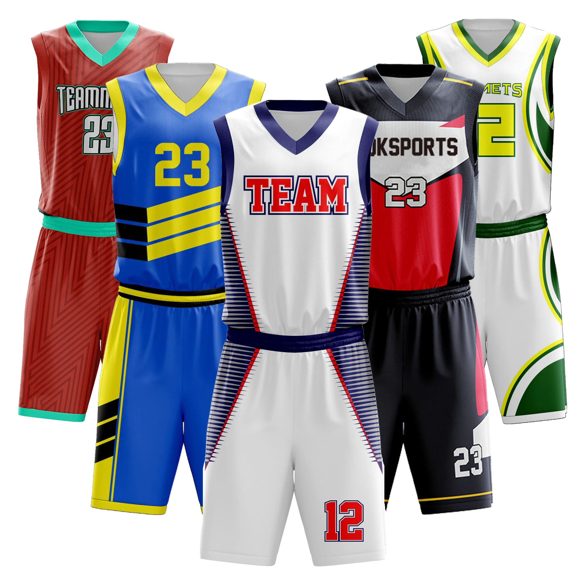Custom New Design Mens Basketball Shorts Color Sublimation Basketball
