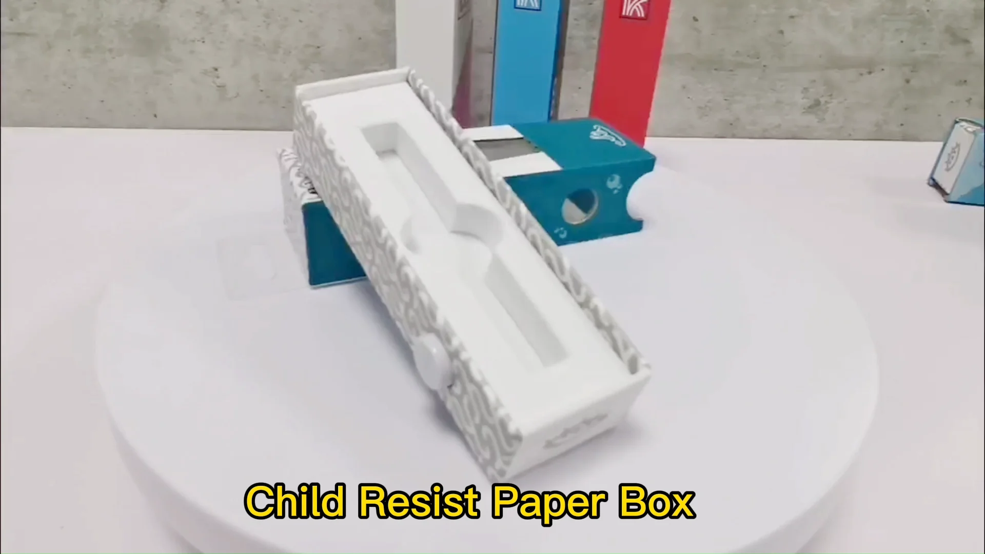 Recyclable Syringe Pen Gift Box With Foam Insert Custom Cartridge