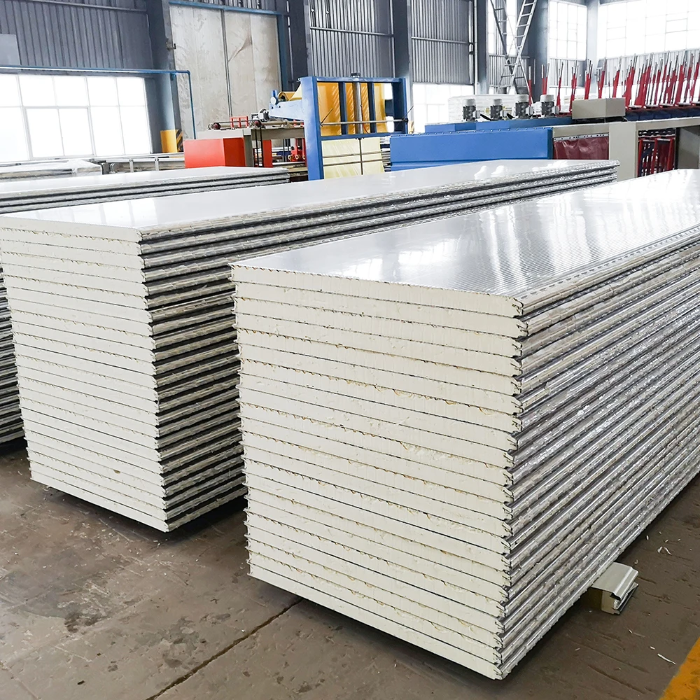 Polyurethane Insulation Board Cold Storage Plate Factory Price Product Customization Pur Pu Sandwich Panels for Cold Room