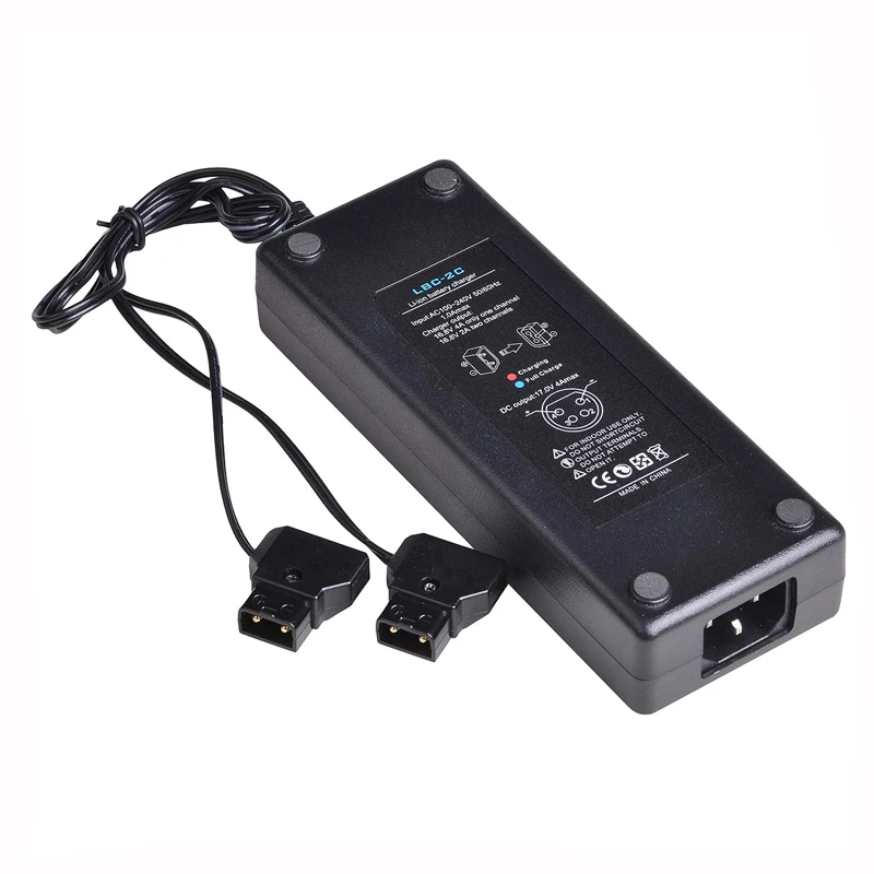 16.8V 4A LBC-2C D-Tap Battery Power Adapter double chargefor Sony V-Lock / V-Mount Battery Pack Camera Battery