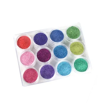 Fine Slime Glitter, Resin Glitter Powder Arts Crafts for Epoxy Tumblers, Sequins Decorative Glitter for Nail Slime Supplies