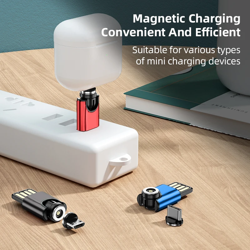 Мини usb-кабель Greenport 3 в 1, магнитный шнур, зарядное устройство для мобильного телефона, адаптер с 3 магнитными головками 2,4 А