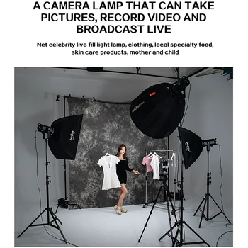 GODOX SL150W Studio Photography LED Photography Lights Frequently Illuminated Professional Photography Video Studio Lighting Kit detail image