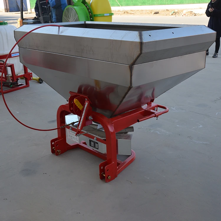 トラクター操作ドローオフ肥料散布機肥料ステンレス鋼肥料散布装置