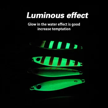CHEERY Lure Red-Eye Small Metal Jig Artificial Hard Bait Spanish Mackerel Black Bass 20g 30g 40g with Hook Stock Wholesale – Metal Jig – view 5