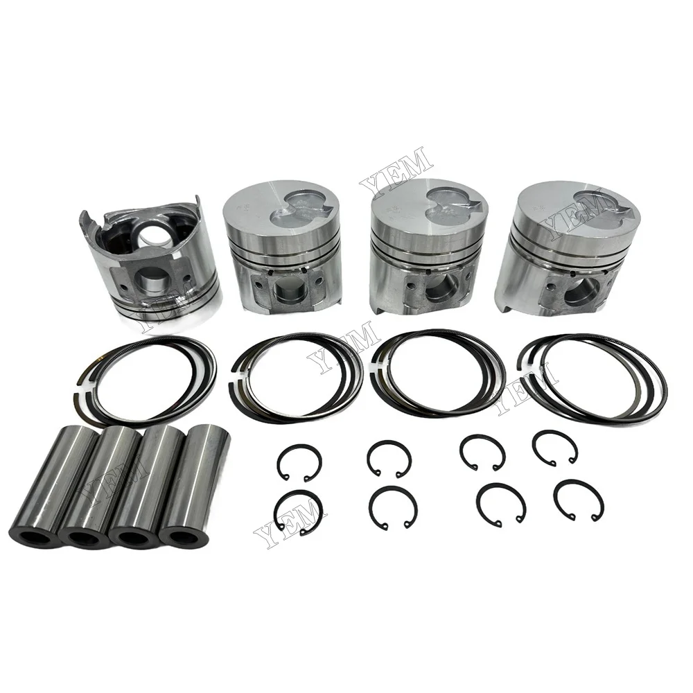 For Yanmar 4TNE98 Piston Kit & Ring Rebuild Parts Engine Replacement Parts 3
