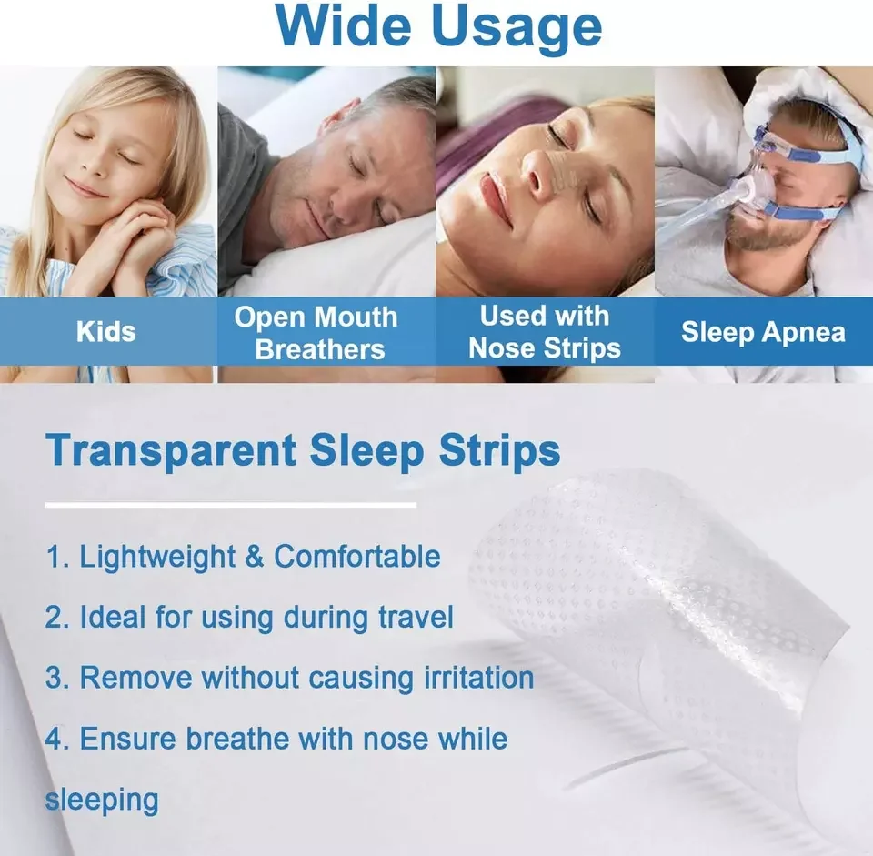 Private Label Mouth Breathing Strips For Better Nose Breathing Sleep