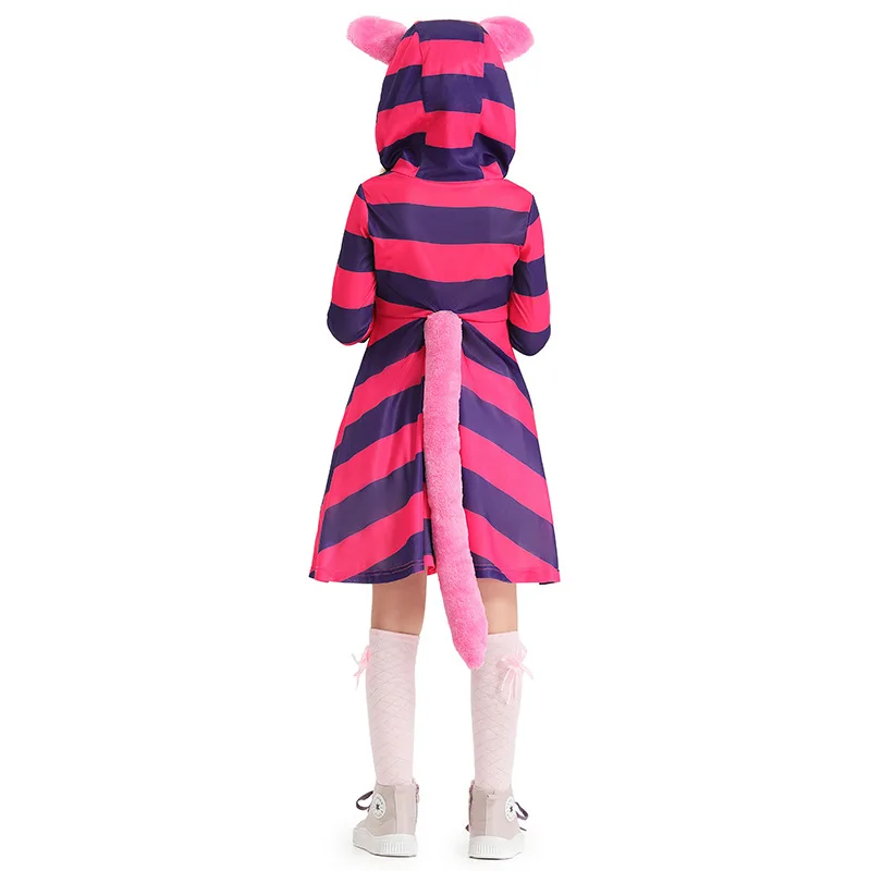 pink and purple striped dress cheshire cat Cheshire Cat Dress