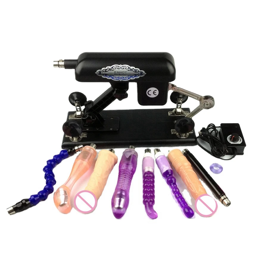 Free Custom Box - Updated Version More Powerfull Sex Machine for Men and Women With Double Anal Automatic Erotic Products