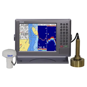 XF-1069GF 10.4 inch Marine GPS GNSS chart plotter combo with fish finder /GNSS GPS navigator Echo sounder