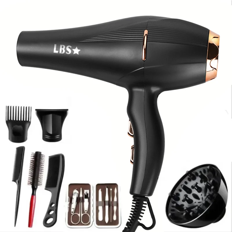 Hot Selling Household Hair Dryer Low Power Hair Dryer Five Gears 1000w ...