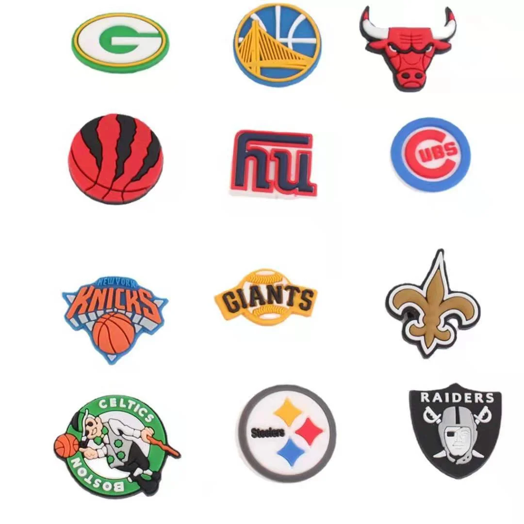 Wholesale wholesale NFL charm whole sports teams NFL croc shoe