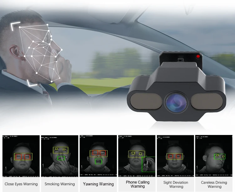 Mcy 4g Gps Wifi Mdvr Adas Forward Collision Warning Driver Fatigue