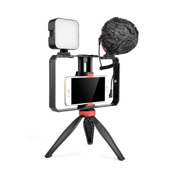 Yelangu Smartphone Cell Phone Video Kit Rig Stabilizer Case Vlog Equipment for Iphone Android