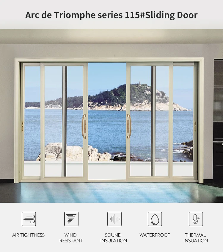 Customizable Aluminum Sliding Door