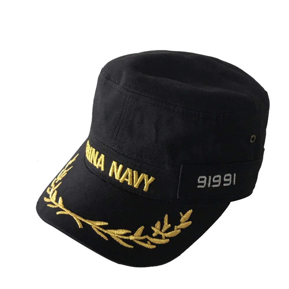 Custom Embroidered Cotton Navy Baseball Cap ODM