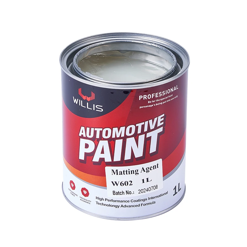 1K Matte Auto Paint Matting Agent for Car Body Repair Nitrocellulose Resin Liquid Coating Spray Application Automotive Refinish