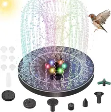 Shingel Garden Mini Solar Water Fountain Outdoor Decoration Portable Floating Wiggler Auto Working Water Pump Home Decoration