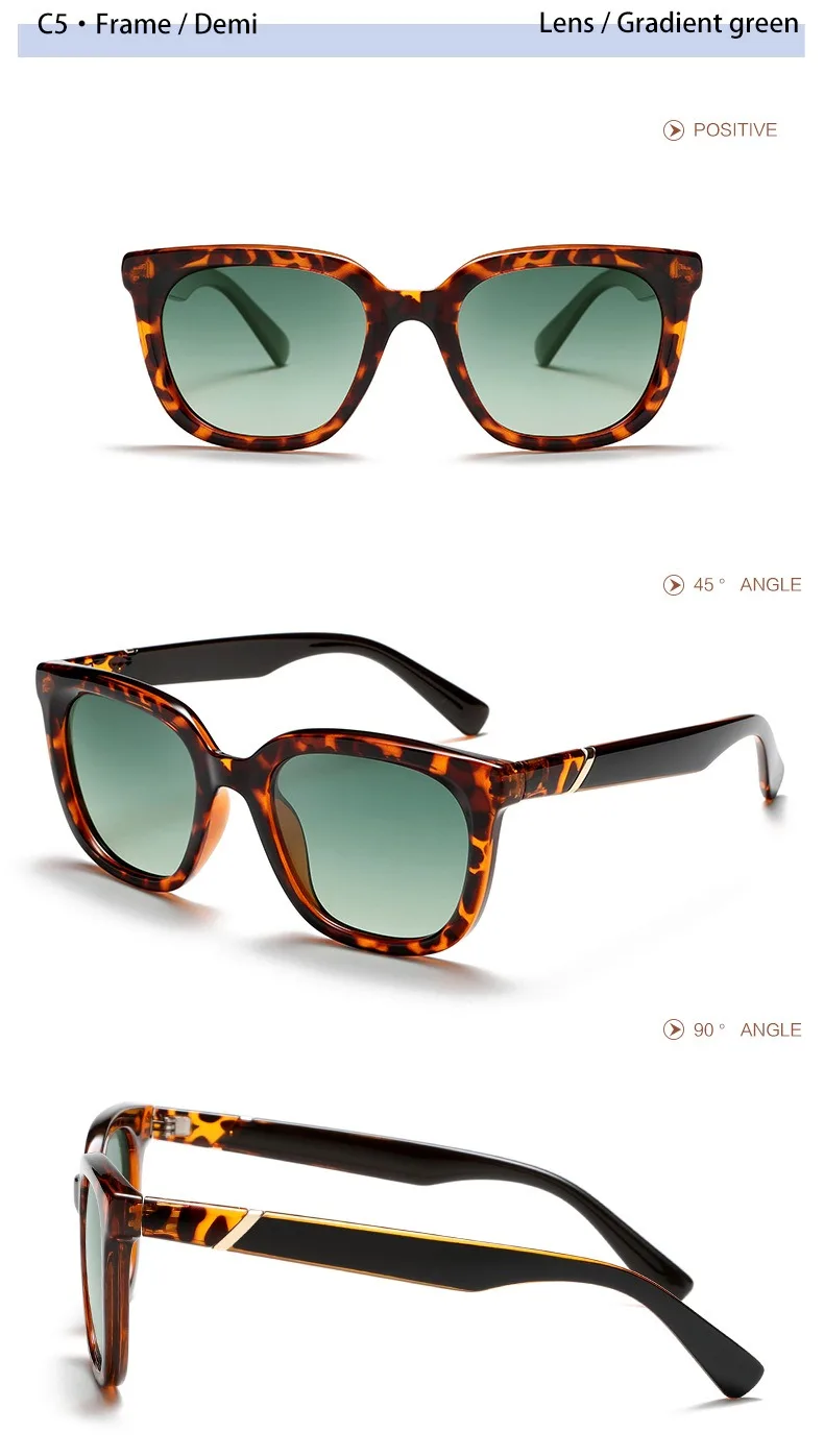 Oversized Square Polarised Sunglasses Retro Style For Men_voghion.com