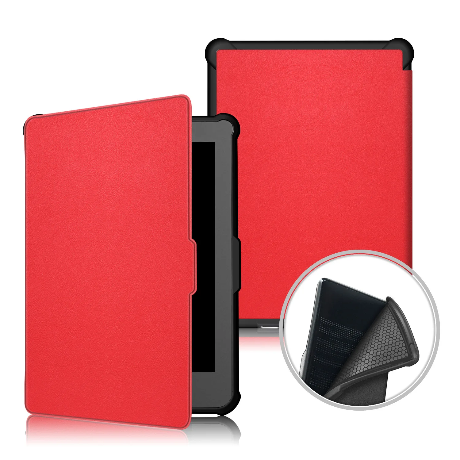 Tablet Case Cover Leather For Kobo Clara Hd 6 Inch Covers Pu Shockproof Rotating Kickstand Holder Myc182 Laudtec details