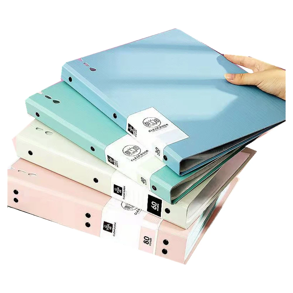 A 4 Plastic Clear Book With Pen Holder Buy Office Stationery A4