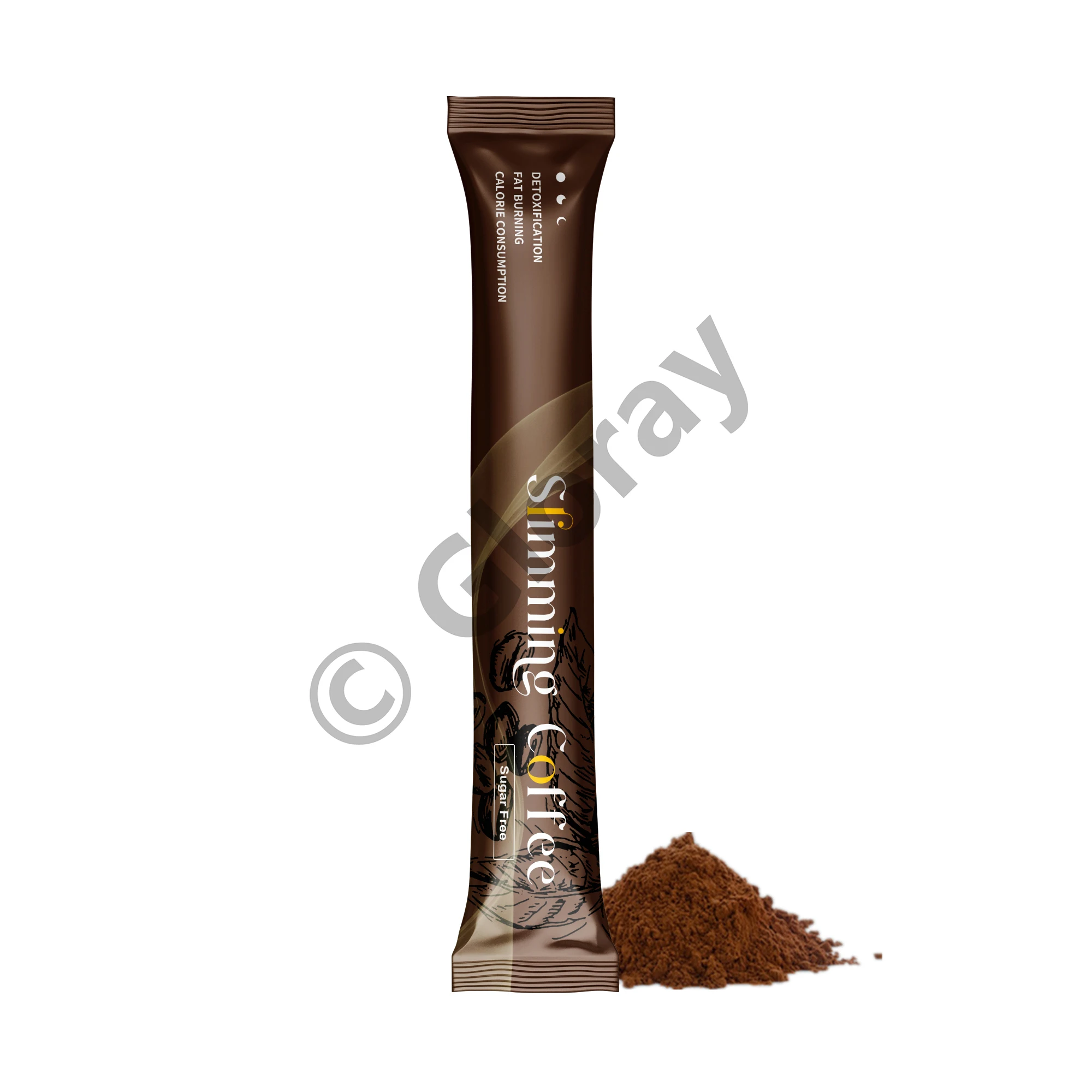 Slimming Coffee Sachet Easy-to-Carry Weight Loss Coffee for Metabolism Boost Fat Burning and Appetite Control Single Serve Stick