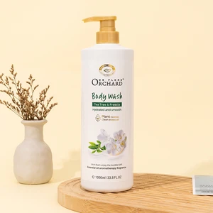 Private Label Organic Tea Tree & Freesia Bath Shower Gel Hydrating and Smooth for Adults Cheap & Natural