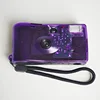 Clear Purple-flash-lanyard