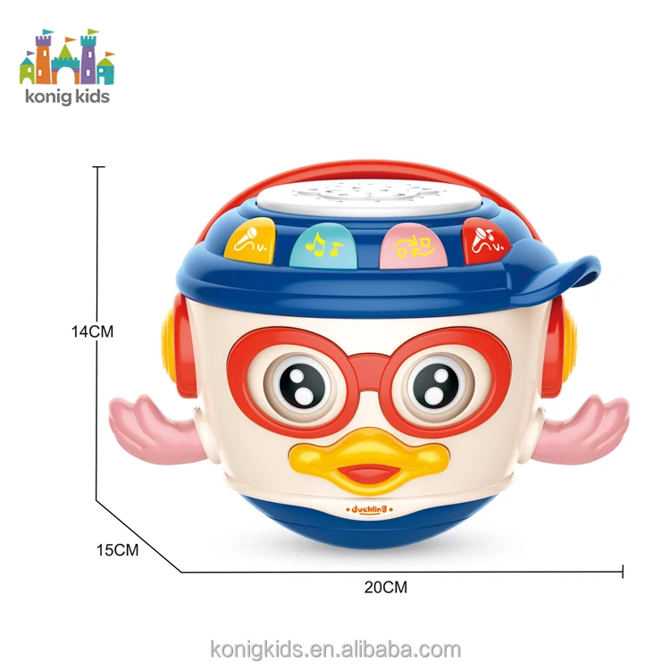 Konig Kids Toddler Toys Bebe Hand Drum Tumbler Musical Toys With Music