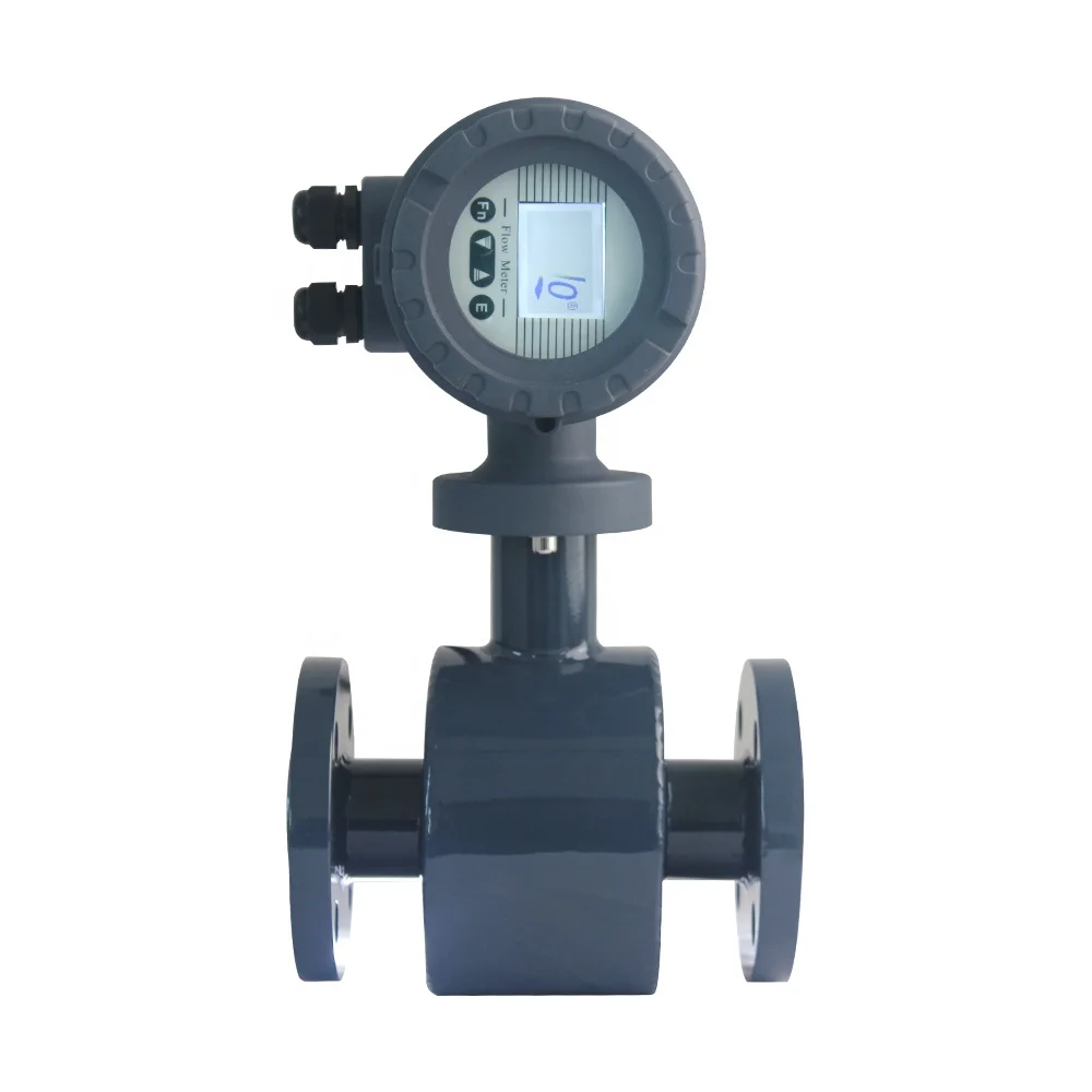 6 Size 2 3 4 6 8 10 Inch Waste Water Flowmeter Electromagneitc Flow Meter Magnetic Flow Meter