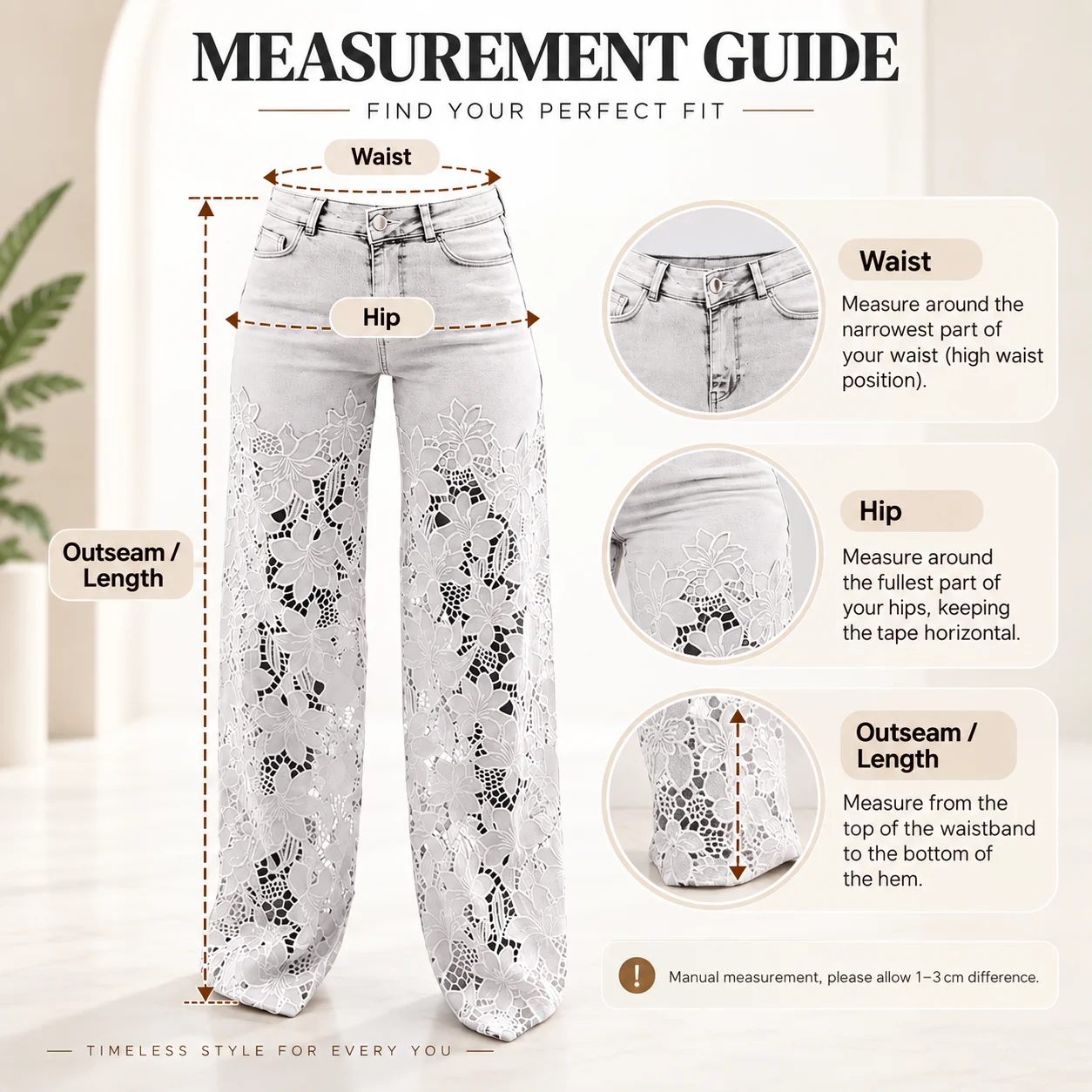 Size measurements