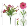 Small bouquet with 7 branches - rose red