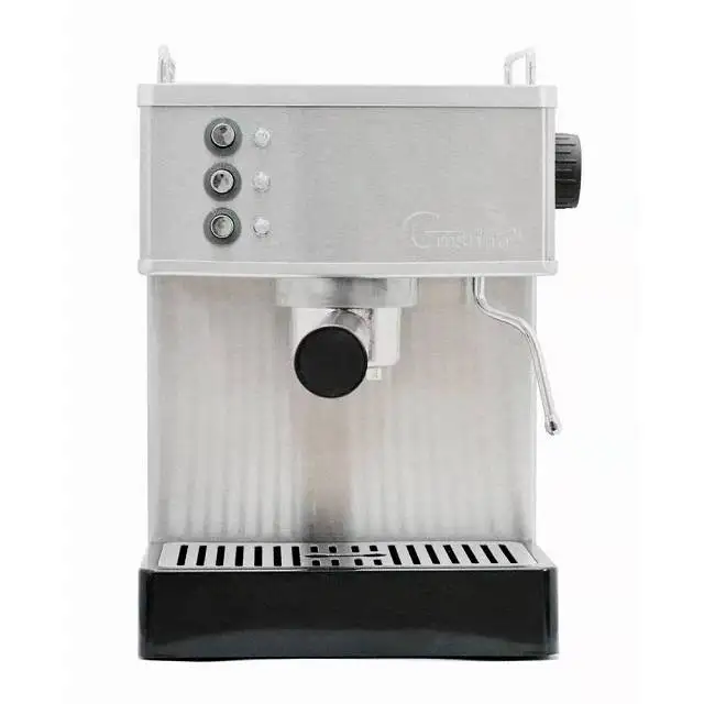Máquina De Café Expreso Negra Y Plateada De Acero Inoxidable,La Mejor  Espuma De Leche,Capuchino Con Un Toque - Buy Café Ajustable Temperatura  Caldera De Aluminio Comercial Máquina De Café Con La Taza