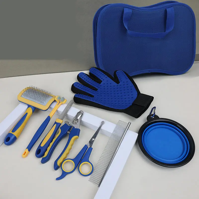 Professional Multi Function 8 In 1 Grooming Kit Cat Grooming Tool Kit