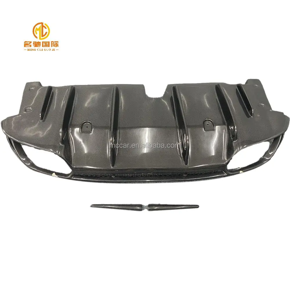Carbon Fibre Car Bumper Rear Diffuser for Alfa for Romeo for GIULIA Diffuser Bumper