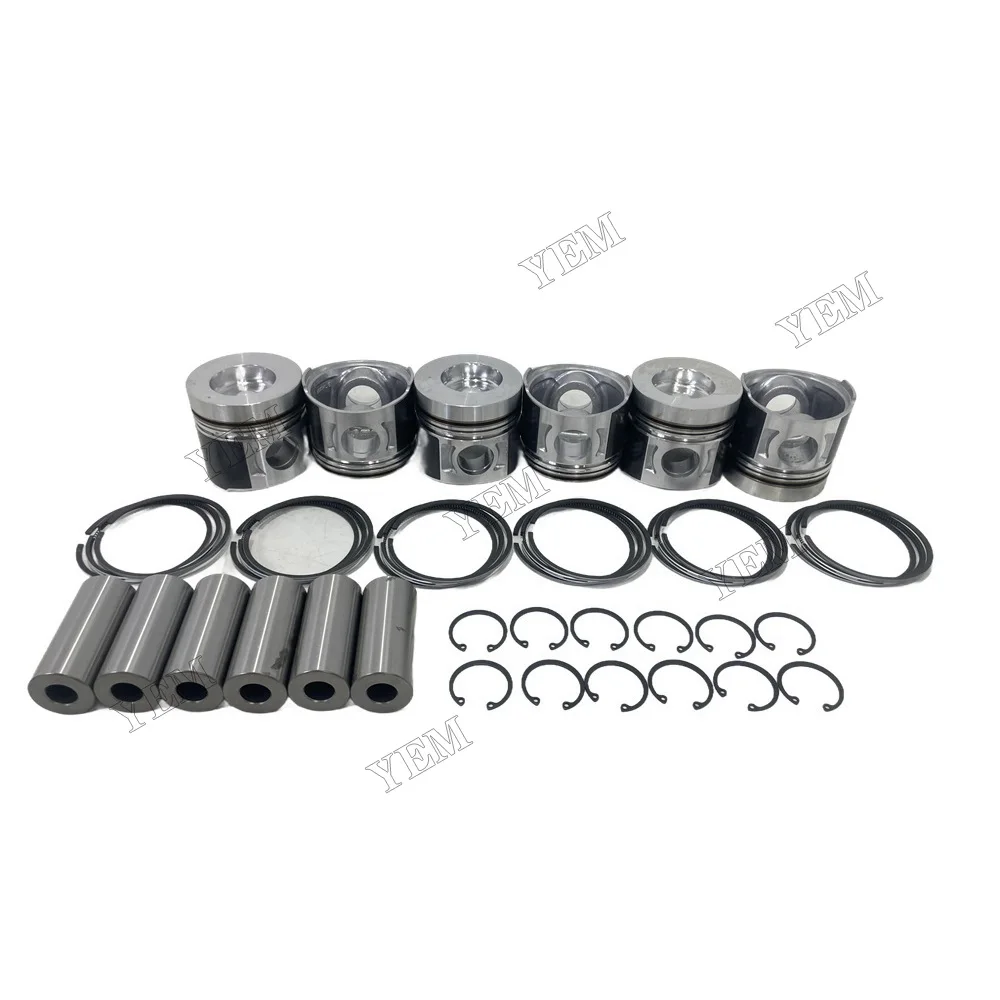 Pistons and Piston Rings Kit Suitable for Caterpillar 3066 High Performance Engine Parts 3