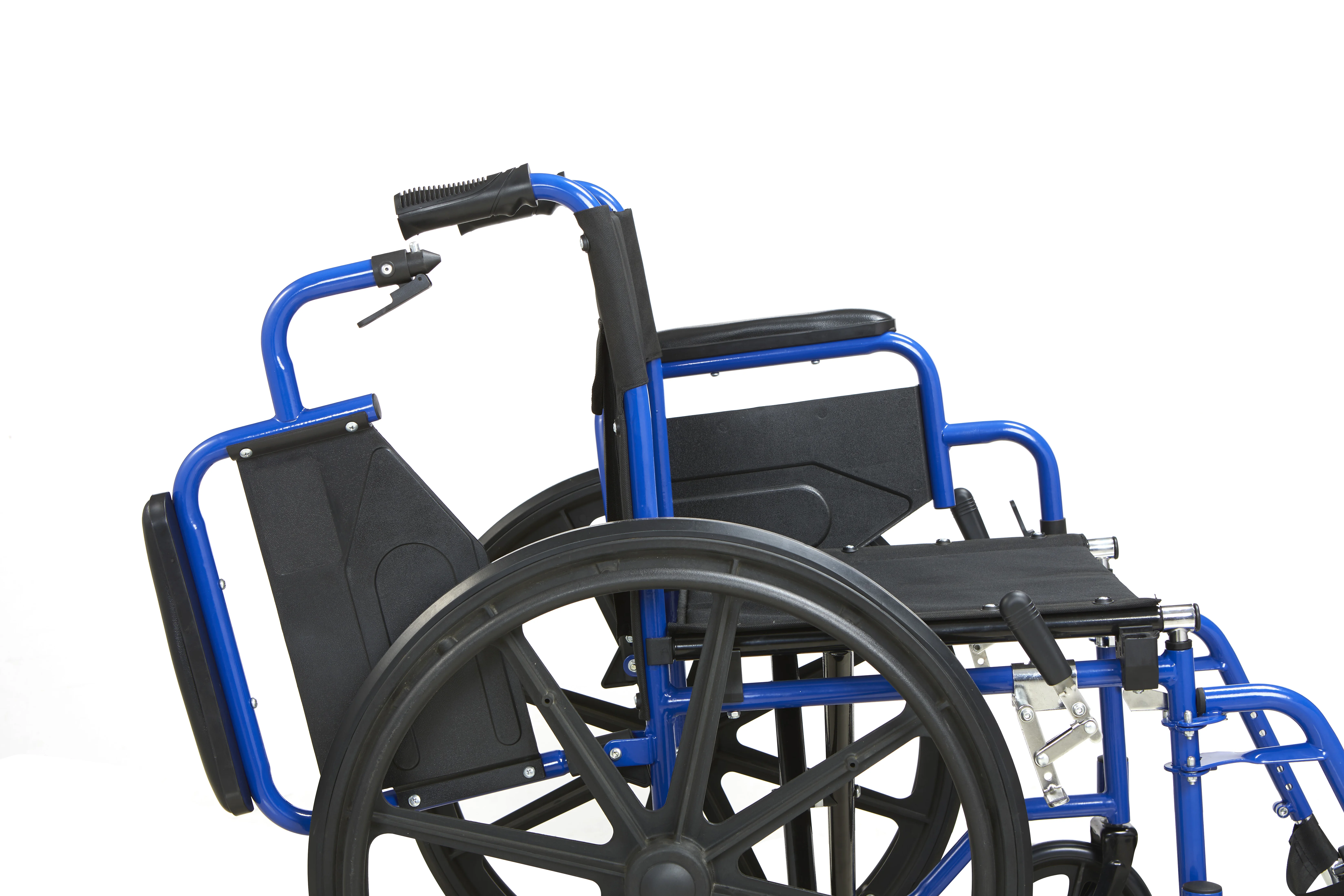 医療用車椅子 跳ね上げ式アームレスト 取り外し可能フットレスト